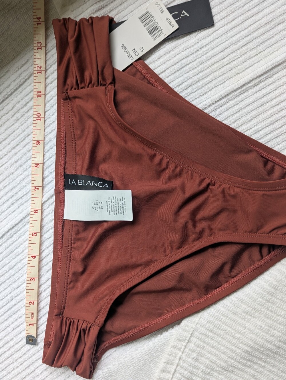 La Blanca 3-Piece Bikini Set in Cinnamon color - Picture 7 of 12